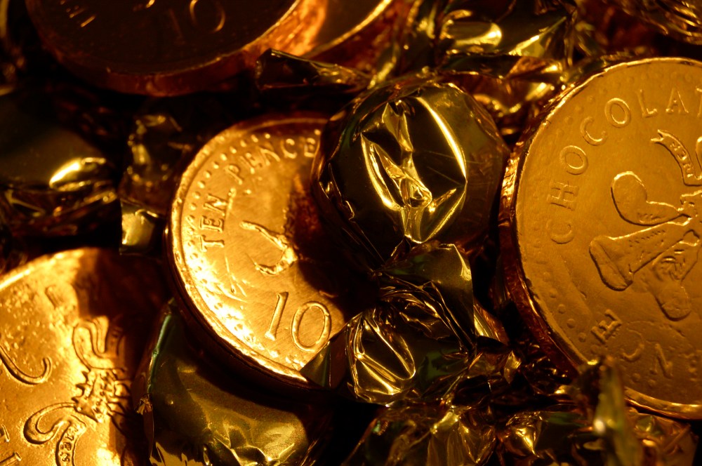 chocolate coins