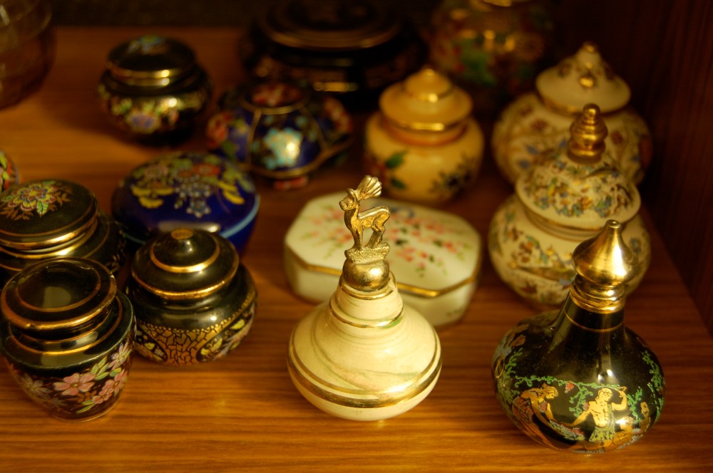 perfume bottles